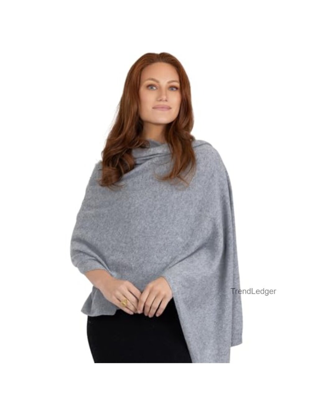 100% Cashmere Wrap Soft Scarf Stole Knitted Shawl for Women Travel
